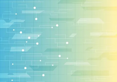 Abstract hi-tech background. Virtual reality technology screen イラスト素材