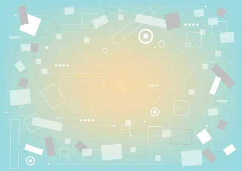 Abstract hi-tech background. Virtual reality high technology innovation. Circ Stock Illustration