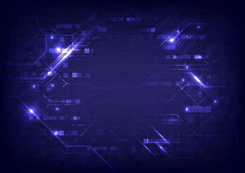 Abstract hi-tech background. Virtual reality high technology. Circuit board.  Stock Illustration