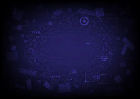 Abstract hi-tech background. Virtual reality high technology innovation. Circ イラスト素材