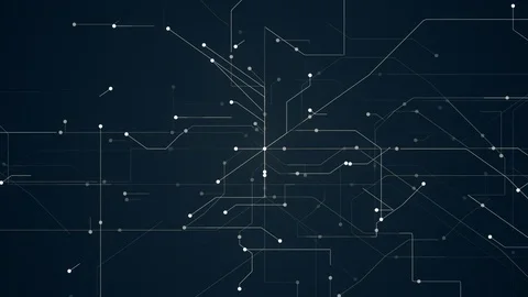 Abstract Hi-Tech Backround Stock Footage 76271654