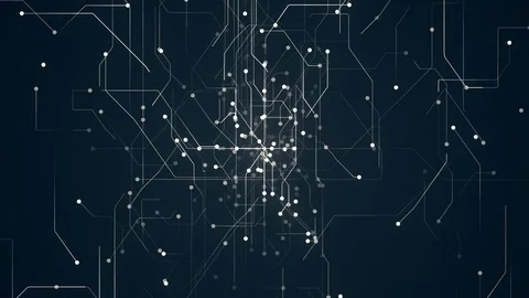 Abstract Hi-Tech Backround Stock Footage 76271663