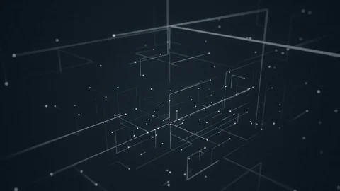 Abstract Hi-Tech Backround Stock Footage 76349596