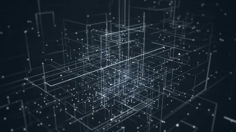 Abstract Hi-Tech Backround Stock Footage 76349624