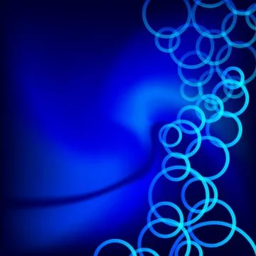 Abstract hi tech blue background Stock Illustration