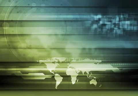 Abstract hi-tech design Bright technology background Copyright: xZoonar.co... 스톡 사진