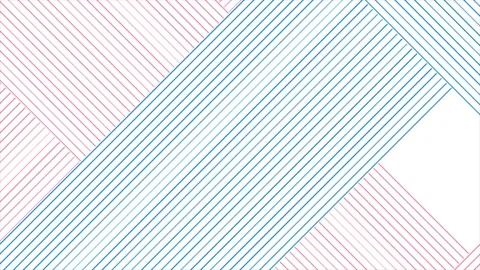 Abstract hi-tech geometric blue red linear motion background Stock Footage 165741211