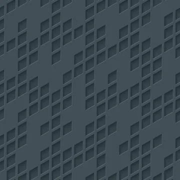 Abstract hi-tech geometric seamless pattern. イラスト素材