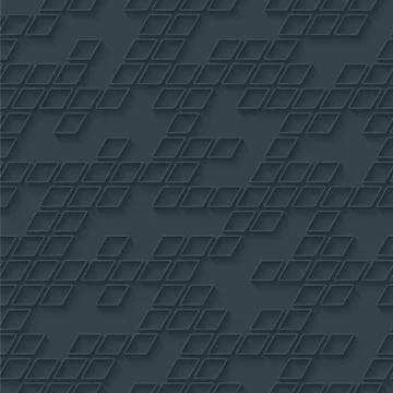 Abstract hi-tech geometric seamless pattern. イラスト素材