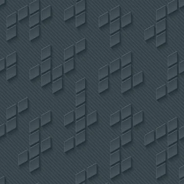 Abstract hi-tech geometric seamless pattern. Illustrazione stock