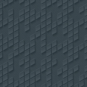 Abstract hi-tech geometric seamless pattern. イラスト素材