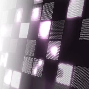 Abstract hi-tech gray background in perspective. Futuristic digital technology Stock Illustration
