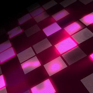 Abstract hi-tech pink background in perspective. Futuristic digital technology 스톡 일러스트