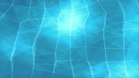 Abstract Hi-Tech Plexus Facets And Tiles Seamless Loop Stock Footage 158994302