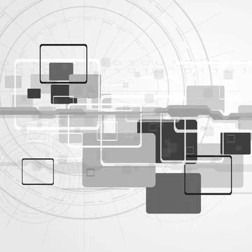 Abstract hi-tech vector grey background Abstract hi-tech vector grey backg... Stock Photos