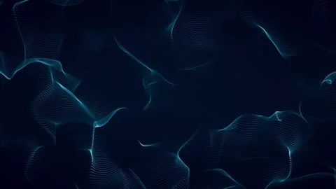 Abstract Hi-Tech Waves Stock Footage 301814214