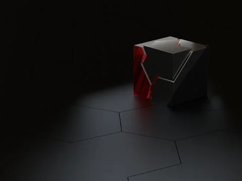 Abstract high details hexagonal technical or sci-fi honeycomb background Stock Illustration