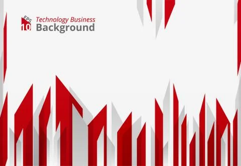 Abstract of high sharp red technology geometrical composition background. 스톡 일러스트