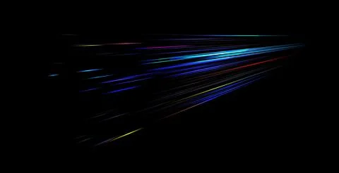 Abstract High-Speed Motion and Movement Background Banner Dynamic Light Trails Stock Illustration