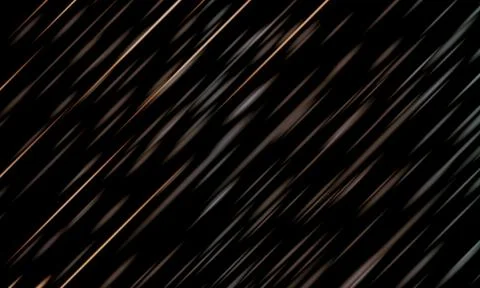 Abstract high speed motion lines background with glowing gold metallic streaks. Stock-Illustration