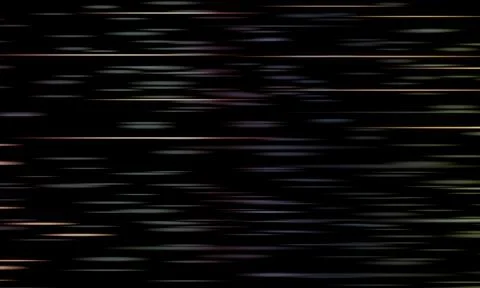 Abstract high speed motion lines background with glowing gold metallic streaks. Illustrazione stock