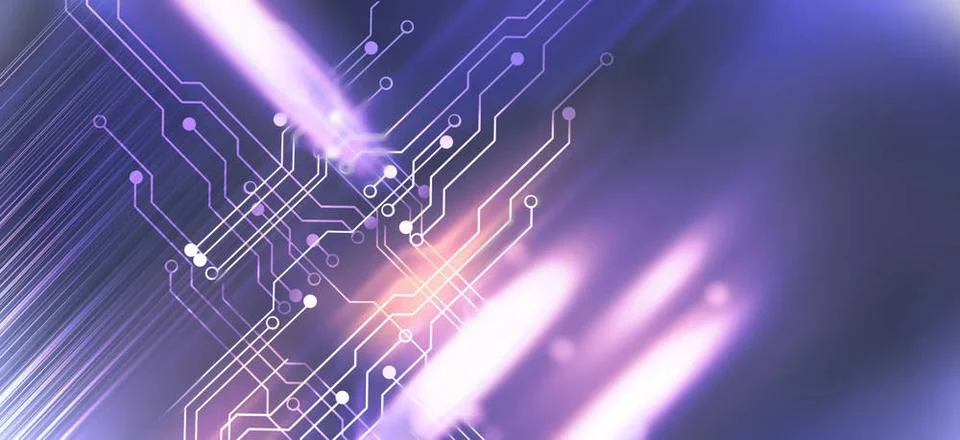 Abstract High Tech Background Abstract High Tech Backround with Circuit Bo... 스톡 사진