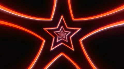 Abstract high-tech background, animation, glowing neon star. Stock Footage 157416582