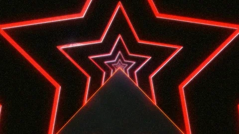 Abstract high-tech background, animation, glowing neon star. Video stock 157866045