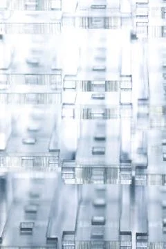 Abstract high-tech background. Details of transparent plastic or glass. Laser Stock Photos