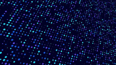 Abstract high tech background futuristic matrix of glowing cyan electric bl.. Stock Illustration