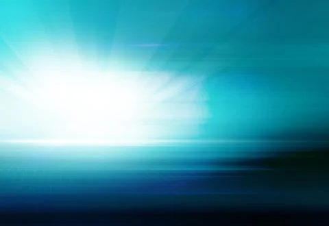 Abstract high tech background with ground and light rays from left side Иллюстрация