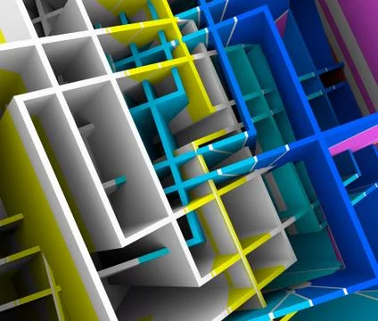Abstract high tech background Illustrazione stock