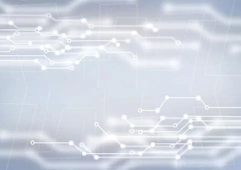 Abstract High Tech Background In White And Gray Tone Illustrazione stock