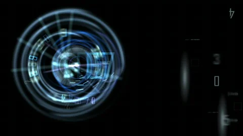 Abstract high tech banner Stock Footage 99094