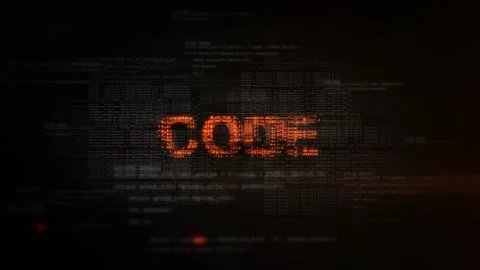 abstract high tech computer screen code ... | Stock Video | Pond5