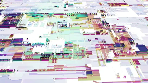 Abstract High Tech Digital Technology Background With Cpu Stock Footage 116061184