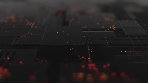 Abstract high tech digital technology background Illustrazione stock