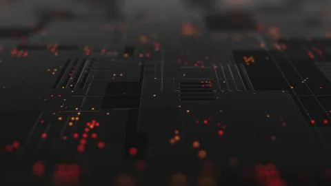 Abstract high tech digital technology background Stock Illustration