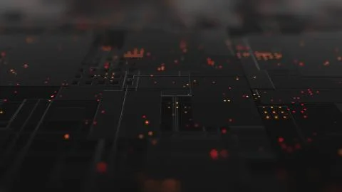 Abstract high tech digital technology background Stock Illustration