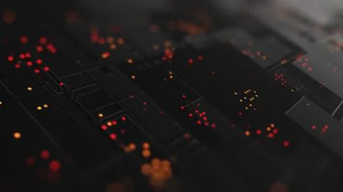 Abstract high tech digital technology background Stock Illustration