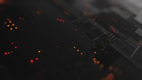 Abstract high tech digital technology background Stock Illustration