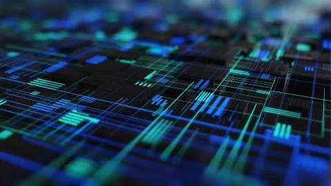 Abstract high tech digital technology background 스톡 일러스트