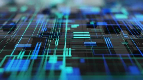 Abstract high tech digital technology background 스톡 일러스트