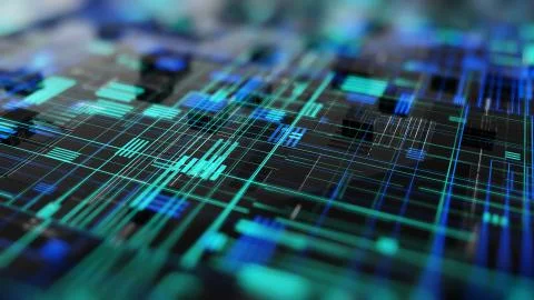 Abstract high tech digital technology background Stock Illustration
