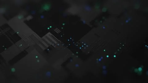 Abstract high tech digital technology background Stock Illustration