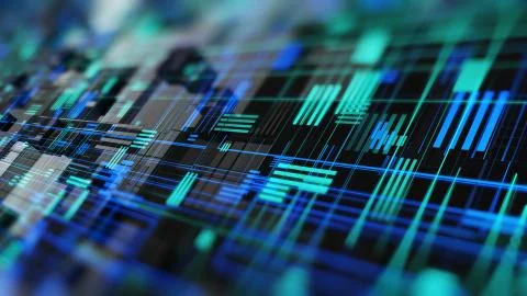 Abstract high tech digital technology background Stock Illustration