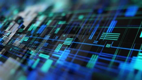 Abstract high tech digital technology background 스톡 일러스트
