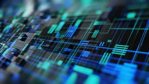 Abstract high tech digital technology background 스톡 일러스트