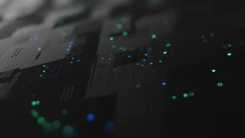 Abstract high tech digital technology background Illustrazione stock