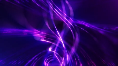 Abstract high tech glowing swirling spiral. Bright light flow Stock Footage 308156936